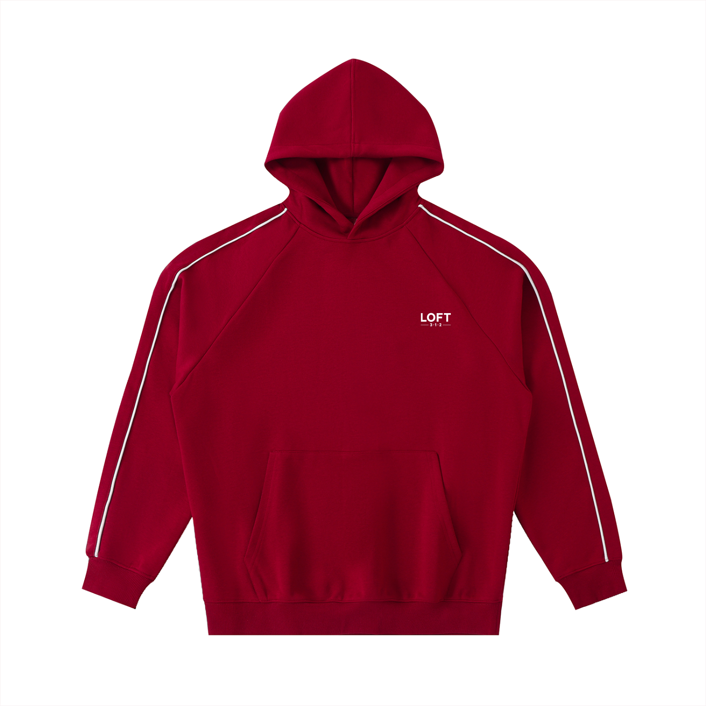 World Tour Vol. 1 Golf Hoodie - Red & White