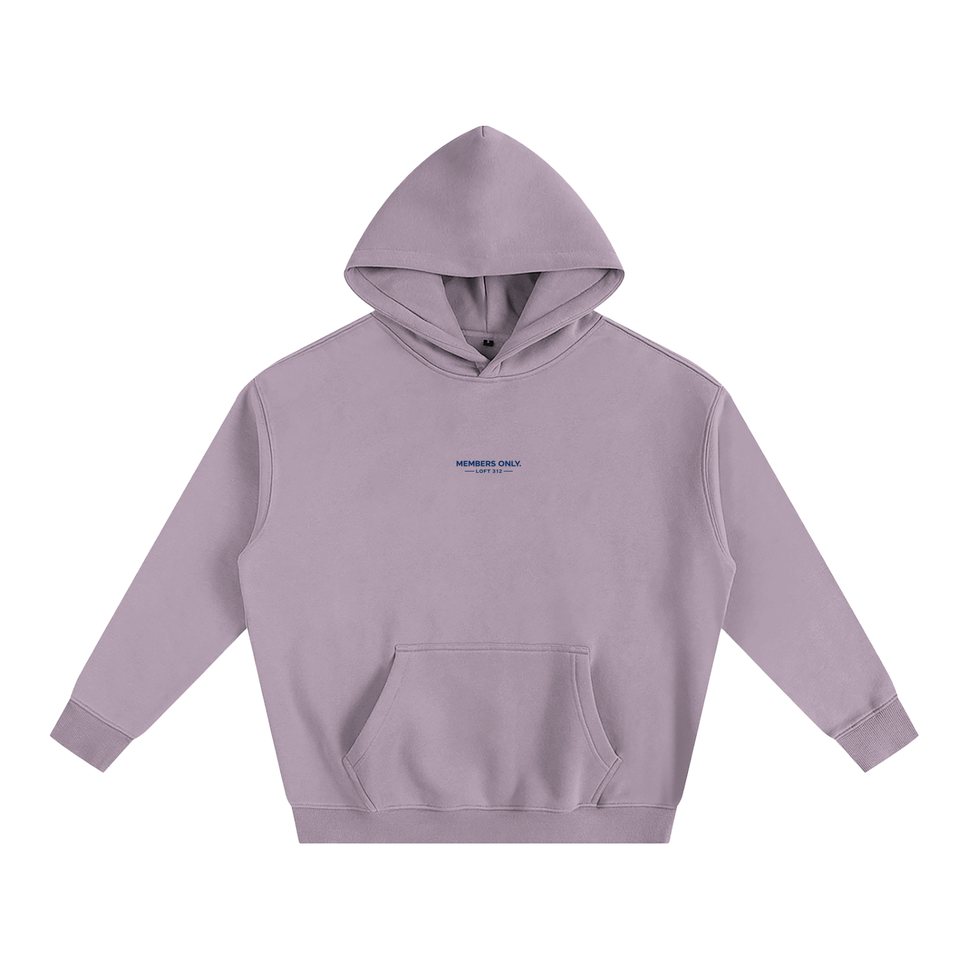 Members Only Oversized Hoodie - Purple