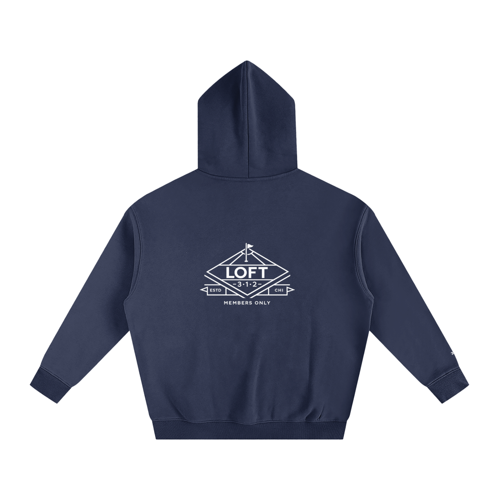 Members Only Oversized Hoodie - Navy