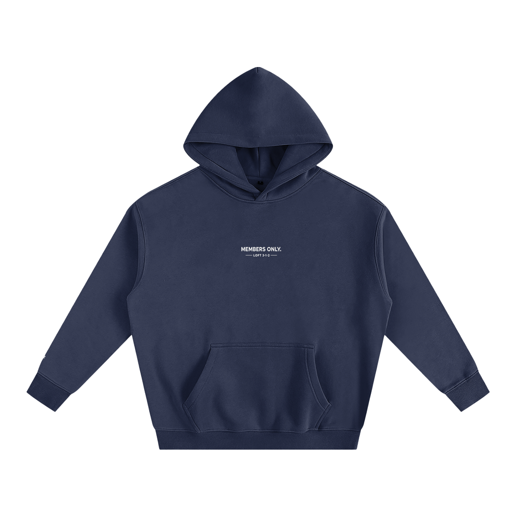 Members Only Oversized Hoodie - Navy