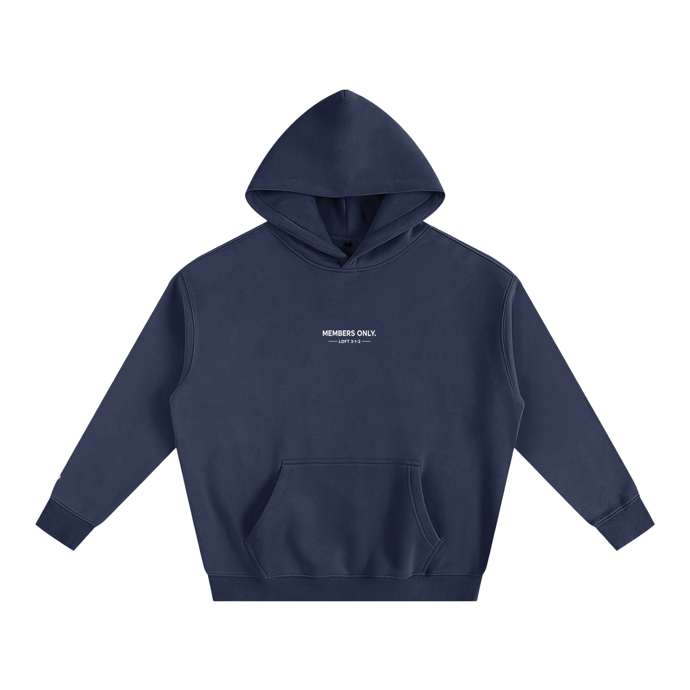 Members Only Oversized Hoodie - Navy